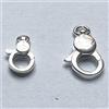 Moschettone Pescetto Cerchio In Argento 925/°°°