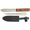 Coltello inox + caviglia + fodero lama 13