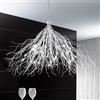 Icone Minitallux Lampada a sospensione modellabile Saggina 24 S finitura cromo by Icone Luce - Lampadine non incluse