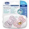 CHICCO (ARTSANA SpA) PhysioForma Light 2-6m Succhietto Silicone Rosa CHICCO® 2 Pezzi