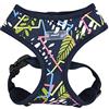 Puppia Pettorina per Cani Botanical Harness A, Navy, S