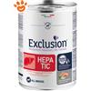 Exclusion Dog Diet Hepatic Maiale, Riso e Piselli - Lattina Da 400 gr