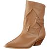 L37 HANDMADE SHOES Barca da donna 2u Western, Blu, 40 EU