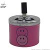 Boooh.it POSACENERE CHIUSURA ERMETICA A PRESSIONE : FANTASIA SMILE COLORE FUCSIA IN ALLUMINIO | IDEA REGALO