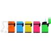 Atomic ACCENDINO TURBO CON FIAMMA JET MONOCROMATICO RICARICABILE IDEA REGALO FUMATORE - 1 PEZZO