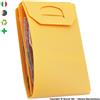 ItalFeltri PORTA MASCHERINA TASCABILE E IGIENIZZABILE 4MASK by ITALFELTRI - COLOR PESCA - POLIPROPILENE RICICLABILE | MADE IN ITALY