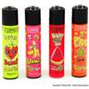 Clipper ACCENDINI CLIPPER FRUIT LOVE - SERIE COMPLETA DA 4 ACCENDINI LARGE GRANDI RICARICABILI