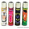 Clipper ACCENDINI CLIPPER WILD MOUTH - SERIE COMPLETA DA 4 ACCENDINI LARGE GRANDI RICARICABILI
