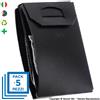 ItalFeltri PACK DA 5 PORTA MASCHERINA TASCABILI E IGIENIZZABILI 4MASK by ITALFELTRI - COLORE NERO| MADE IN ITALY