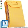 ItalFeltri PACK DA 5 PORTA MASCHERINA TASCABILI E IGIENIZZABILI 4MASK by ITALFELTRI - COLORE PESCA | MADE IN ITALY