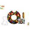 Boooh.it CIAMBELLA GONFIABILE SALVAGENTE FORMA DI DONUT MARRONE CON CODETTE COLORATE , HOMER SIMPSON , 119 cm - MODA ESTATE MARE PISCINA