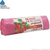 Boooh.it SACCHETTI PER IMMONDIZIA PROFUMATI ALLA FRAGOLA SENZA MANICI - 15 SACCHETTI MISURA 52 X 58 | CAPIENZA 30 L