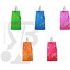 Boooh.it BOTTIGLIA IN PLASTICA PIEGEVOLE COLORATA CON MOSCHETTONE , 480 ml