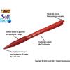 Bic PENNA BIC ROSSA A SCATTO SOFT FEEL CLIC GRIP - SFUSE O CONFEZIONE COMPLETA