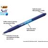 Bic PENNA BIC BLU A SCATTO SOFT FEEL CLIC GRIP - SFUSE O CONFEZIONE COMPLETA