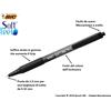 Bic PENNA BIC NERA A SCATTO SOFT FEEL CLIC GRIP - SFUSE O CONFEZIONE COMPLETA