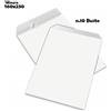 Boooh.it BUSTE A SACCO STRIP COLORE BIANCHE - FORMATO 16x23 GR.80 | SFUSE O CONFEZIONE COMPLETA