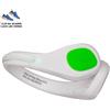 Boooh.it CLIP BIANCA PER SCARPE CON LUCE LED VERDE - AUMENTANO LA VISIBILITA' NOTTURNA PER LA TUA SICUREZZA