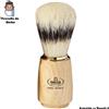 Boooh.it PENNELLO DA BARBA PURA SETOLA OMEGA MODELLO 11150 - MANICO PURO LEGNO