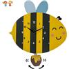 Boooh.it APINA OROLOGIO A PENDOLO DA PARETE : FORMA DI APE CON VASETTO DI MIELE | IDEA REGALO BIMBI