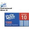 Pool Over PUNTI UNIVERSALI N.10 PER MINI CUCITRICI SPILLATRICI - 1 SCATOLINA O CONFEZIONE COMPLETA