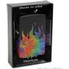 ZIPPO FLAME CANNABIS LEAF DESIGN PREMIUM DESIGN COD.49534 - ACCENDINO A BENZINA E ANTIVENTO | IDEA REGALO FUMATORE