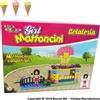 Toys Garden BLICK BLOCK GIRL AMBIENTAZIONE GELATERIA MATTONCINI PER COSTRUZIONI COMPATIBILI - BELLISSIMA IDEA REGALO
