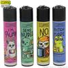 Clipper ACCENDINI CLIPPER FUNNY ANIMALS PREMIUM & SPECIAL EDITION - SERIE COMPLETA DA 4 PEZZI LARGE