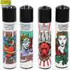 Clipper ACCENDINI CLIPPER HARD TATOO 2 PREMIUM & SPECIAL EDITION - SERIE COMPLETA DA 4 PEZZI LARGE