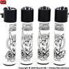 Clipper ACCENDINI CLIPPER HAND EYE AMSTERDAM EDITION BLACK&WHITE - COLLEZIONE OLANDESE | SERIE COMPLETA DA 4 ACCENDINI RICARICABILI