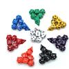 DollaTek 3 Set di 9 Pezzi Dadi in Resina Multicolore a 12 facciate Astrologia Tarocchi Costellazione della divinazione