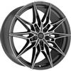 Cerchi in lega MSW 75 8.5x20 Matt Gun Metal Full Polished (Mgmfp)