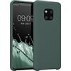 kwmobile Custodia Compatibile con Huawei Mate 20 Pro Cover - Back Case per Smartphone in Silicone TPU - Protezione Gommata - verde muschio