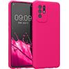 kwmobile Custodia Compatibile con Oppo A94 (5G) Cover - Back Case per Smartphone in Silicone TPU - Protezione Gommata - rosa shocking