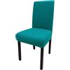 Leeyunbee 4 Pezzi Coprisedie con Schienale Elastica, Jacquard Verde Scuro | Lavabile, Sfoderabile, Poliestere-elastam, Facile da Pulire, Fodere per Sedie, per Sala da Pranzo, Cucina Cerimonia Matrimoni