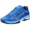 Mizuno Wave Exceed Light CC, Scarpe da Ginnastica Uomo, Trueblue Bianco Dressblues, 42 EU