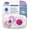 CHICCO SUCCHIETTO LIGHT ROSA SILICONE 16-36M 2 PEZZI
