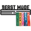 United Medals Beast Mode Sport Porta Medaglie Acciaio - Nero | 30 medaglie | Medal Hanger Display | Steel Medal Holder