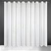 Eurofirany Lucy Voile, Tenda Trasparente con Occhielli-1 unità, Camera da Letto, Soggiorno, Cucina, Poliestere, Crema, 300x250 cm