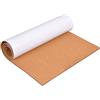 Okydoky Rotolo di sughero autoadesivo, 120 x 40 cm, spessore 3 mm, per bacheche da parete, con 100 puntine, rotolo di sughero per ufficio, casa e scuola (3 mm, UK)