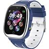 Ucani Smartwatch Bambini - 26 Giochi Orologio Telefono Intelligente per Ragazzo e Ragazza con Contapassi Chiamata SOS Musica Fotocamera Torcia Sveglia, Kids Smart Watch per Bimbi 4-10 Anni Regalo, Blu