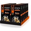 King Cup - 10 Confezioni da 10 Capsule di Ginseng con Zucchero di Canna, 100 Capsule 100% Compatibili con Sistema Nespresso di Bevanda al Gusto di Ginseng, Senza Glutine e Senza Lattosio