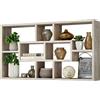 FMD Möbel 289-001E Lasse Mensola da parete, in legno di quercia, dimensioni 87 x 48 x 16 cm (BHT)