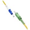 Goobay 59648 - Cavo in fibra ottica (FTTH), monomodale (OS2) Simplex/SC APC (8°) maschio a LC-UPC (8°) maschio/cavo onda luminosa, 1 metro