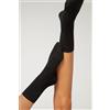 Calzedonia Calze Corte Con Cashmere E Glitter Nero