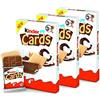 CAIYA 3X Ferrero Kinder Cards - NUOVA CONFEZIONE 2022 - Tris Scatola con 3 astucci da 2 pezzi - 76,8 g