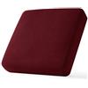 CHUN YI Copricuscino Divano Elasticizzato Copriseduta Protezione Cuscino del Divano per 1 Posto Sedia, Tessuto Jacquard Spandex Fodera per Cuscino (Sedia, Vino)