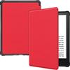 LEHEE Custodia Cover per Kindle Paperwhite 2021, Sottile PU Pelle Coperchio Leggera con Funzione di Supporto Case per Kindle Paperwhite (6.8, 11. Generation, 2021 Release), Rosso