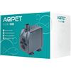 AQPET Flow 1000 Pompa Sommergibile per Acquari con Portata Regolabile Max 1000 lt/h