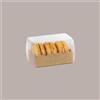 SCOTTON 20 Astuccio Pvc Vaschetta Carta Nature Porta Cioccolatini 8x5H5 cm